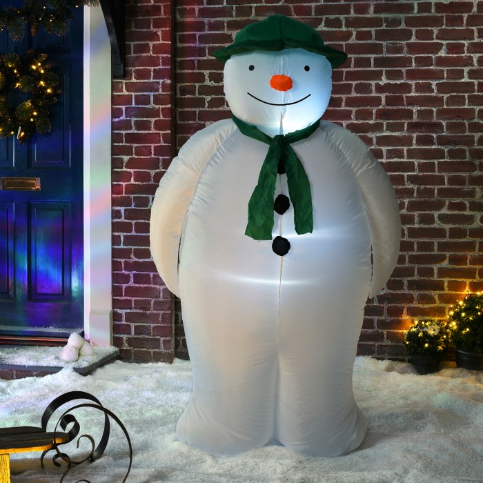 How to make a large snowman decoration