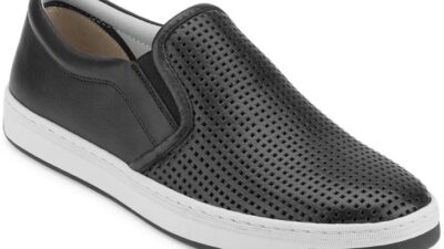 Slip-on mens casual dress shoes