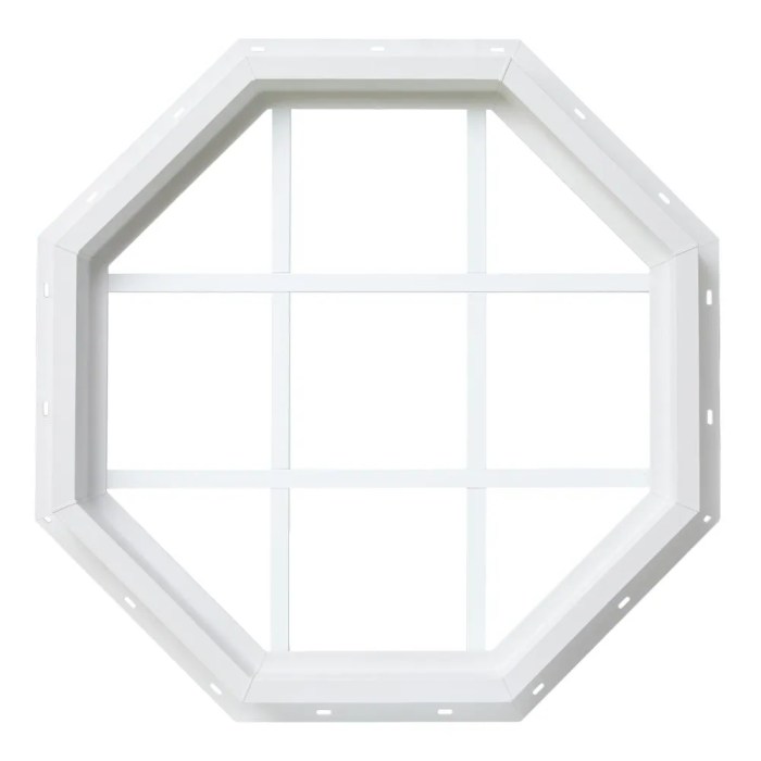 How to decorate a small octagon window