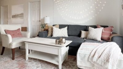 How to decorate a small open living room