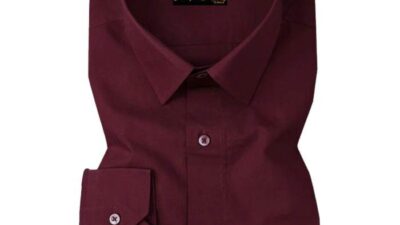 Burgundy Dress Shirt for Woman Stylish and Versatile Choice for Any Occasion