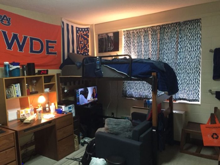 How to decorate a guys college dorm room