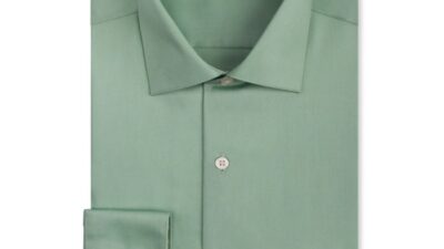 Aqua Green Mens Dress Shirt – Stylish and Sophisticated Choice for Men