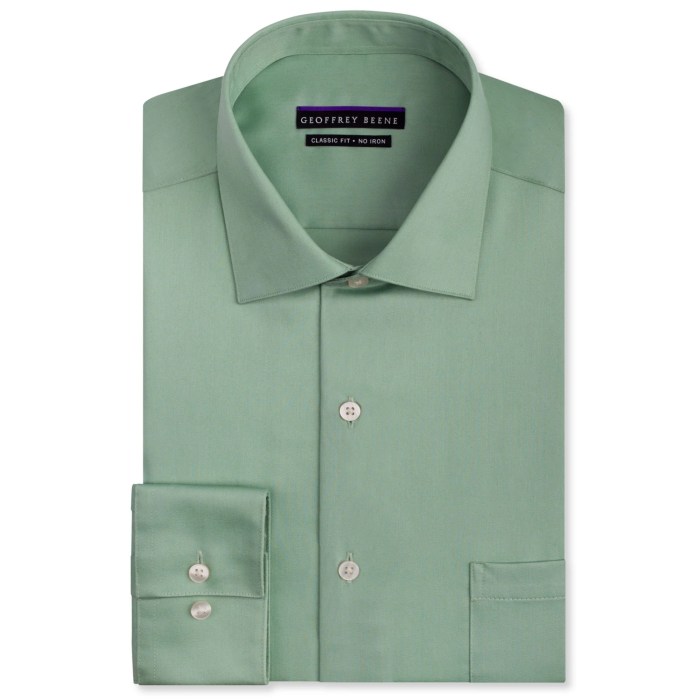 Aqua green mens dress shirt