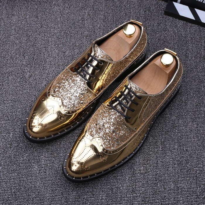 Rose gold dress shoes mens