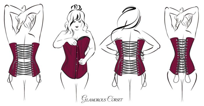 How to lace up a corset style dress