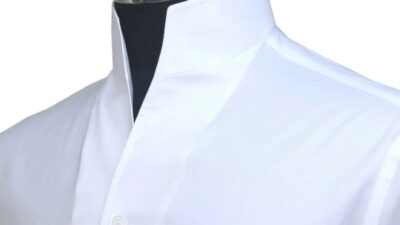 Mens high collar dress shirts