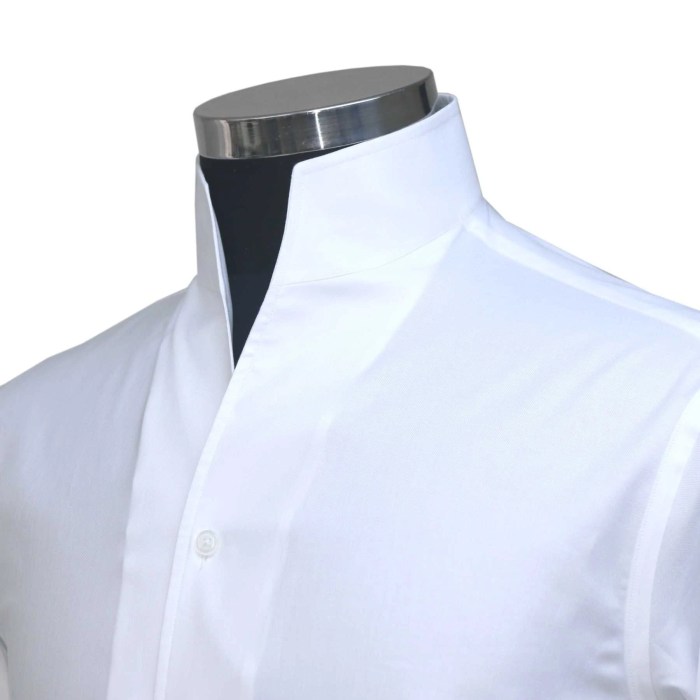 Mens high collar dress shirts