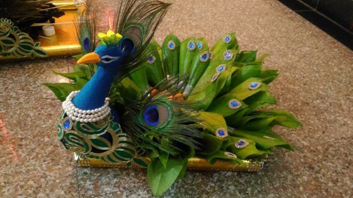 How to make peacock decoration