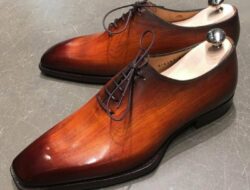 Mens Cognac Oxford Dress Shoes The Epitome of Style and Elegance